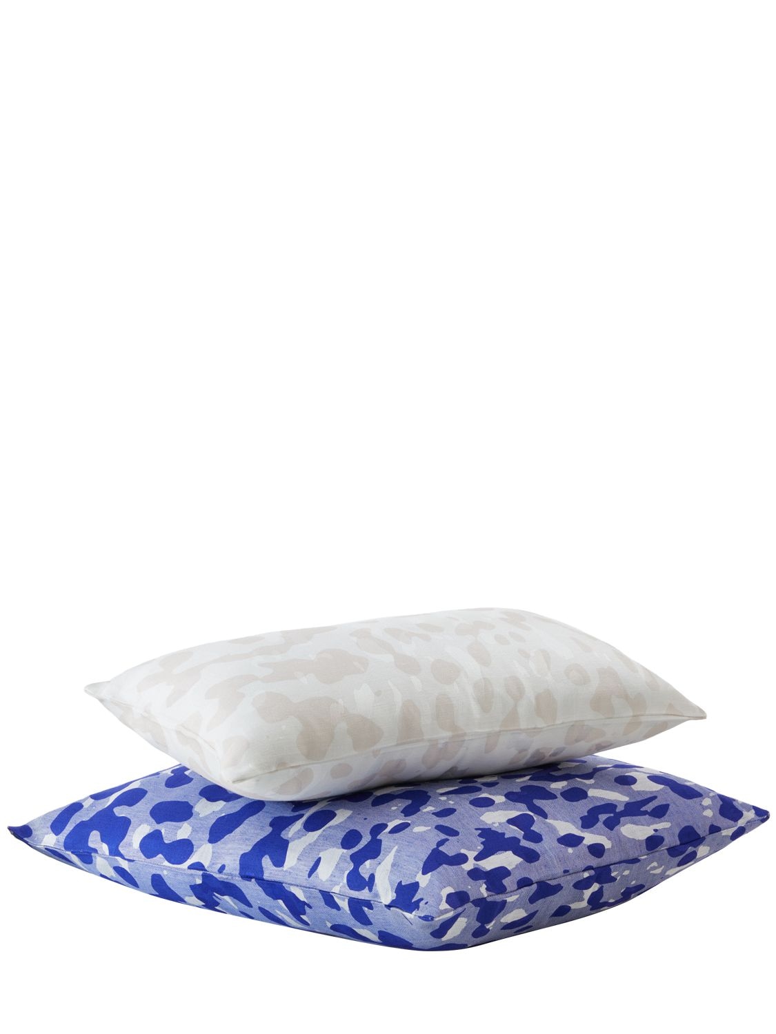 Shop Stories Of Italy Indigo Cushion In Blue