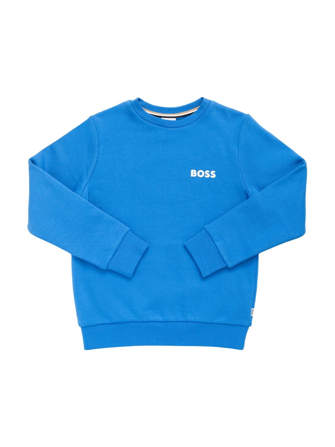 Printed Logo Cotton Sweatshirt – KIDS-BOYS > CLOTHING > SWEATSHIRTS