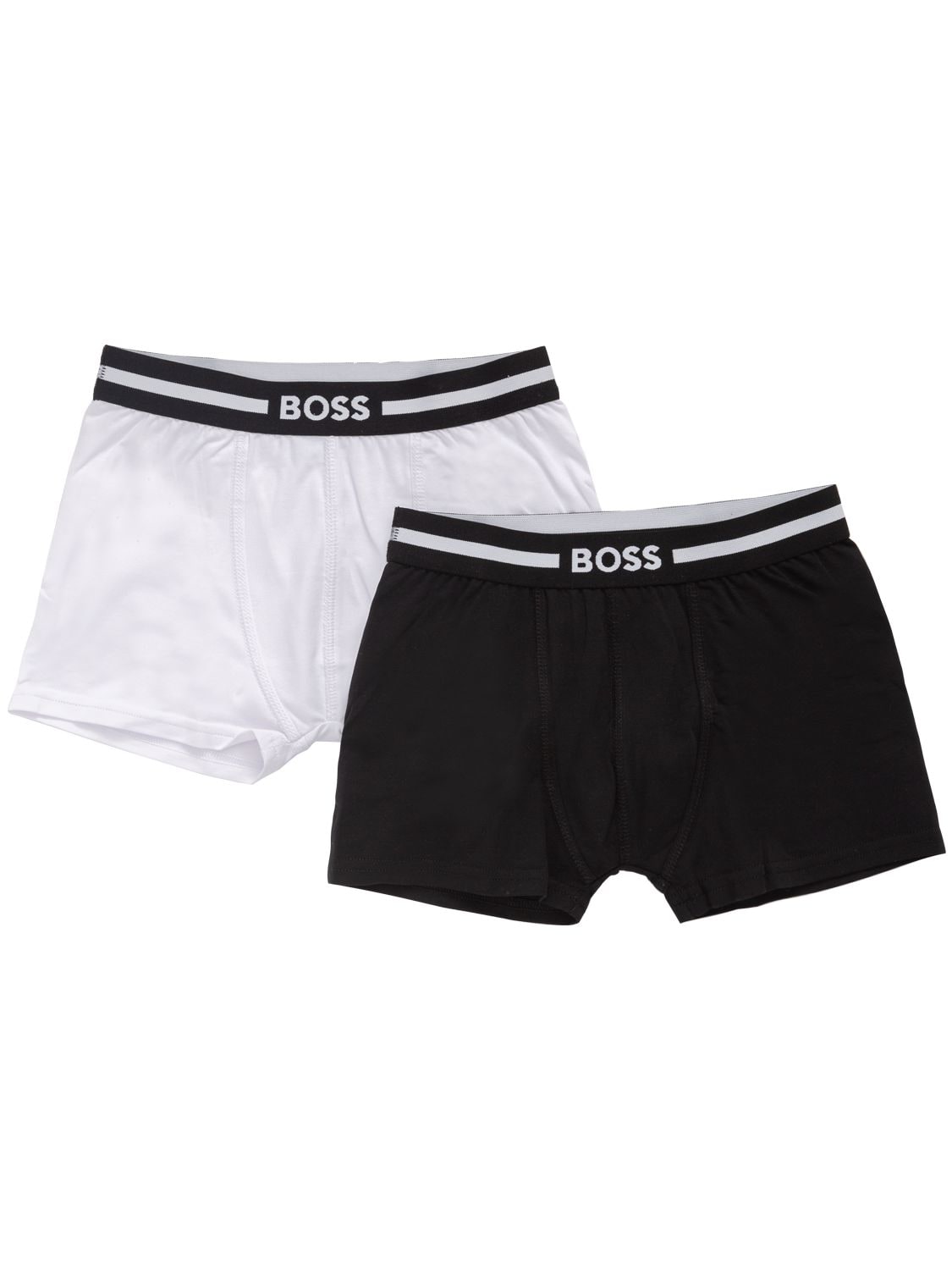 Set Of 2 Jersey Boxer Briefs W/ Logo – KIDS-BOYS > CLOTHING > UNDERWEAR