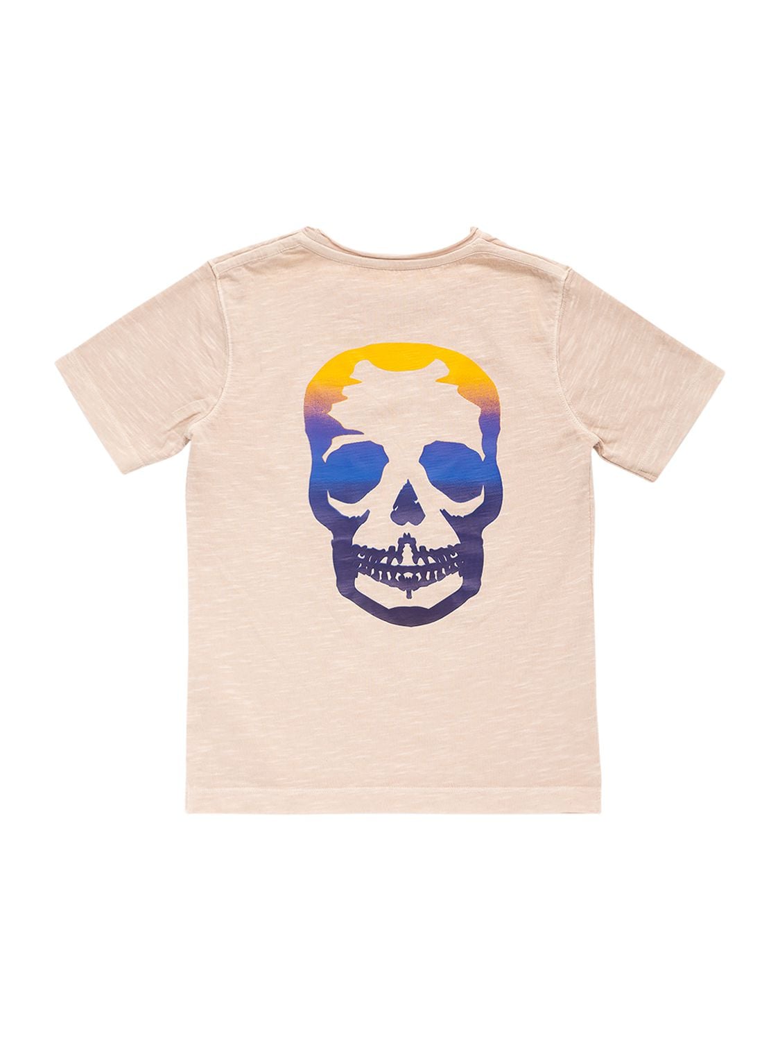 Skull Print Organic Cotton T-shirt – KIDS-BOYS > CLOTHING > T-SHIRTS