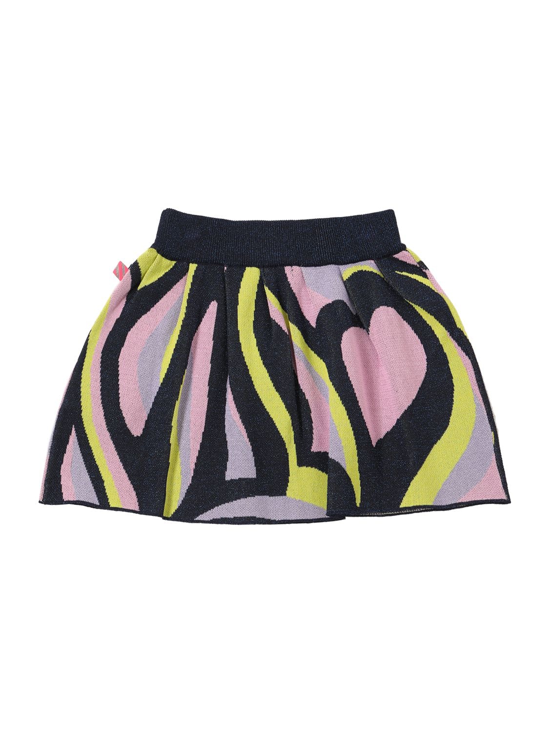 Shop Billieblush Printed Knit Skirt In Multicolor