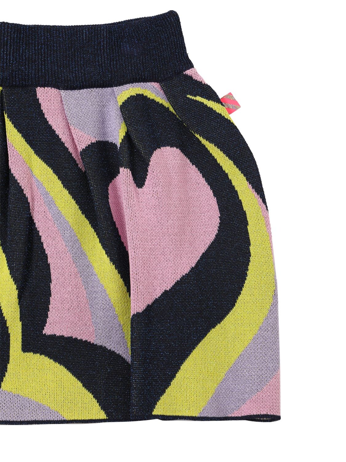 Shop Billieblush Printed Knit Skirt In Multicolor