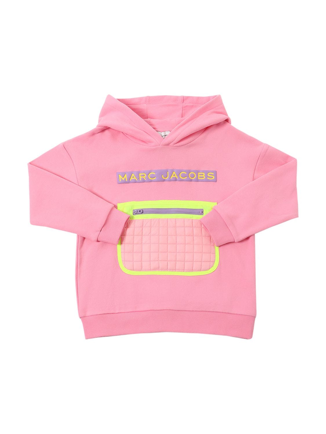 Cotton Jersey Hoodie W/logo – KIDS-GIRLS > CLOTHING > SWEATSHIRTS