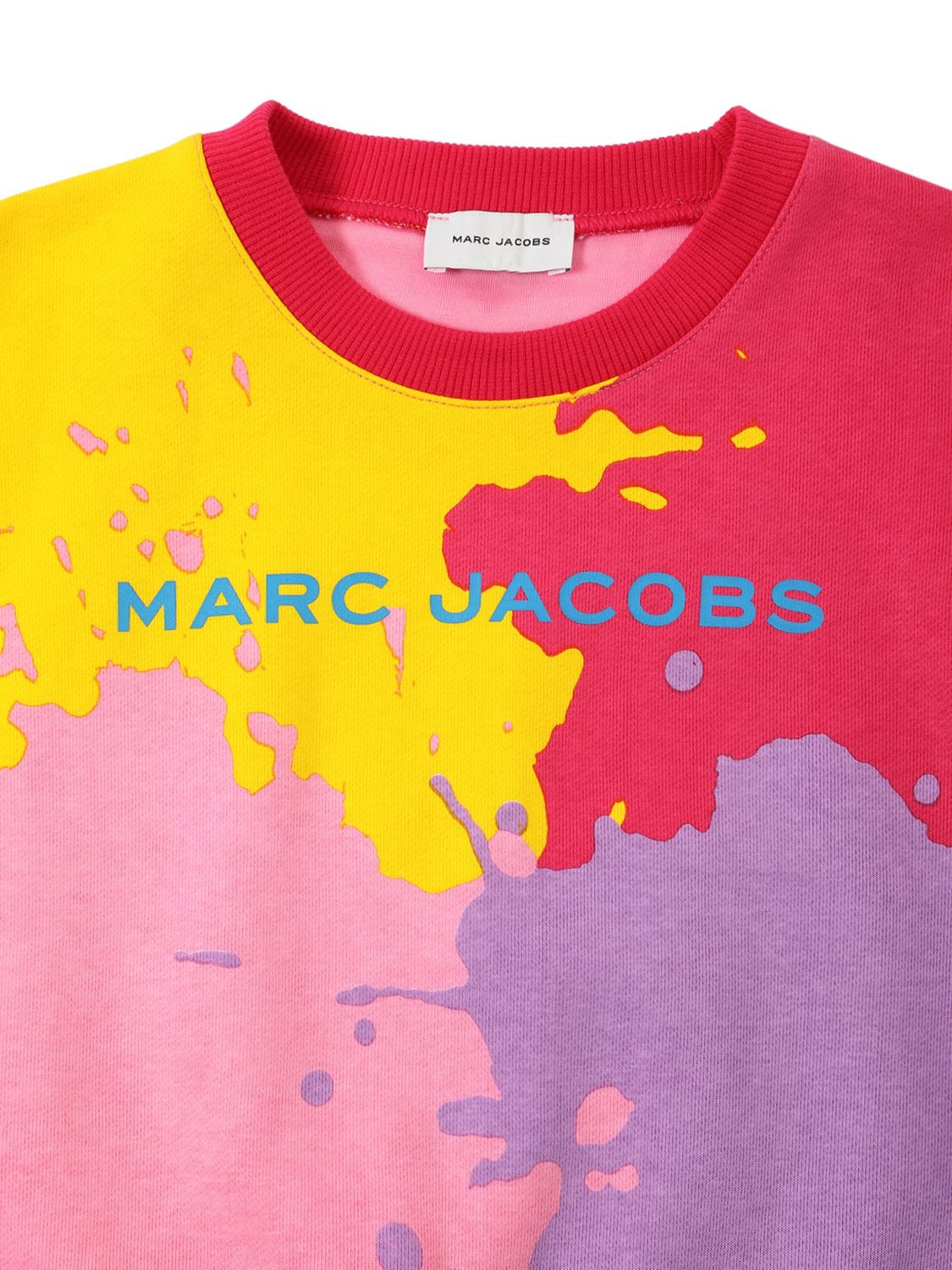 Shop Marc Jacobs All Over Print Cotton Jersey Sweatshirt In Multicolor