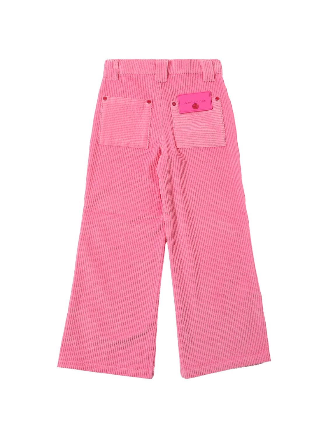 Shop Marc Jacobs Cotton Corduroy Pants In Pink