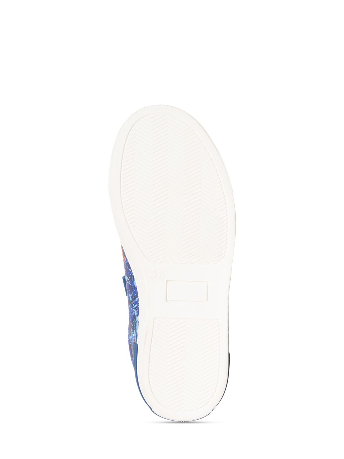 Shop Marc Jacobs All Over Print Leather Sneakers In Blue