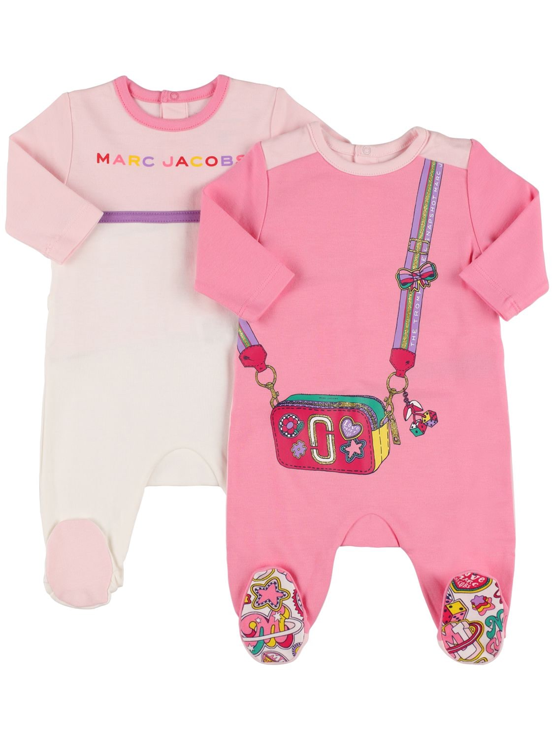 Image of Pack Of Two Cotton Bodysuits