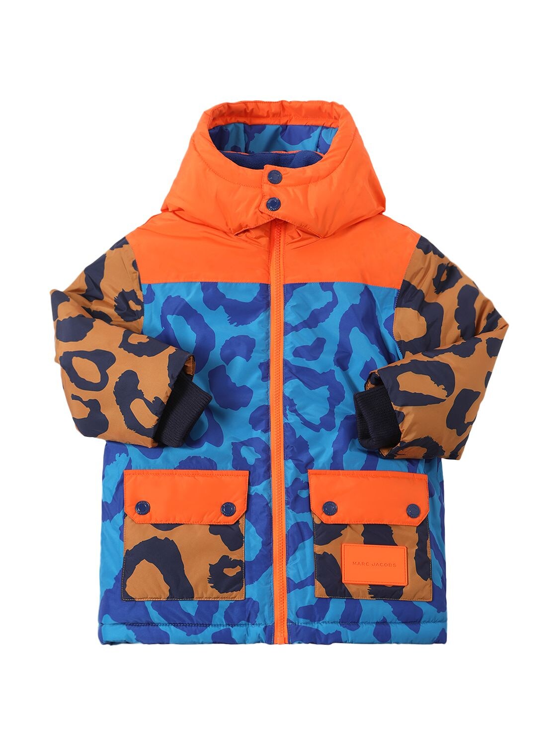 Printed Recycled Nylon Puffer Jacket