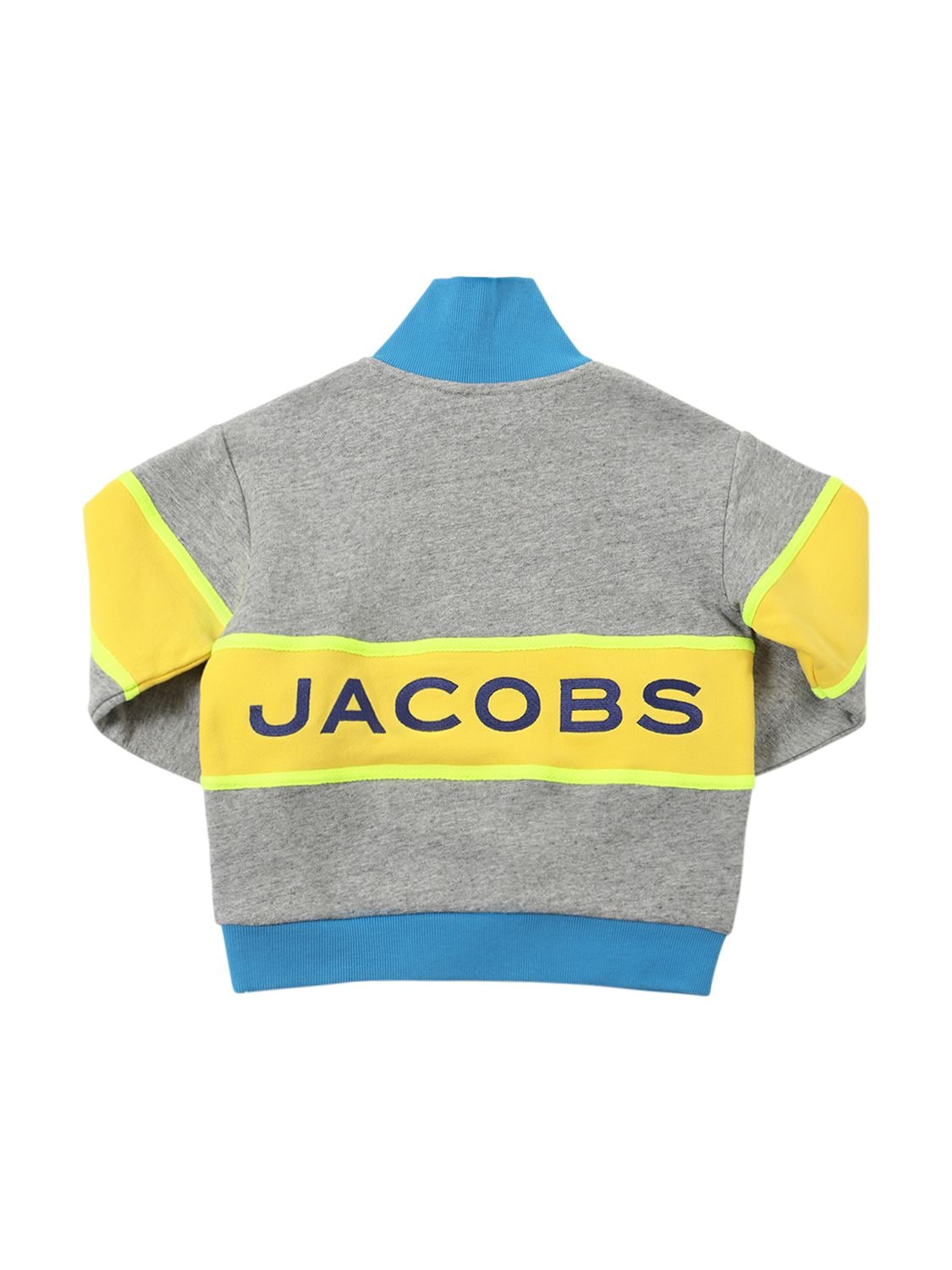Shop Marc Jacobs Embroidered Logo Cotton Sweatshirt In Multicolor