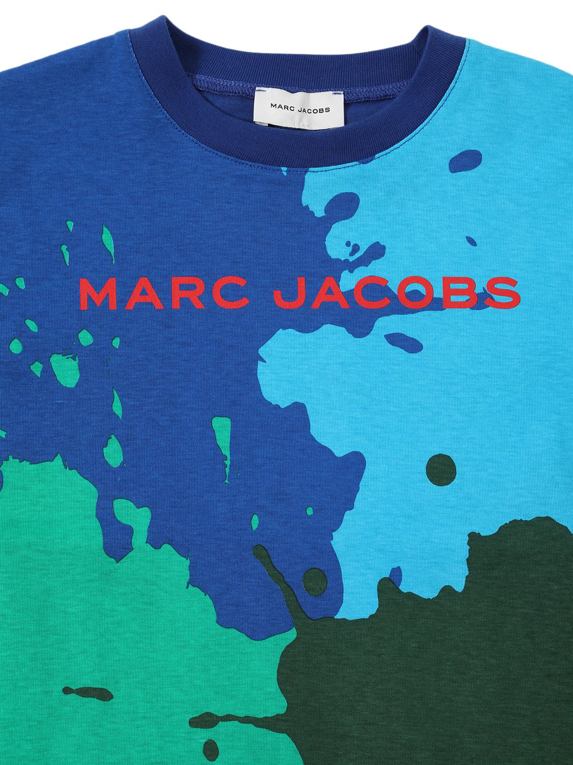 Shop Marc Jacobs Printed Cotton T-shirt In Multicolor
