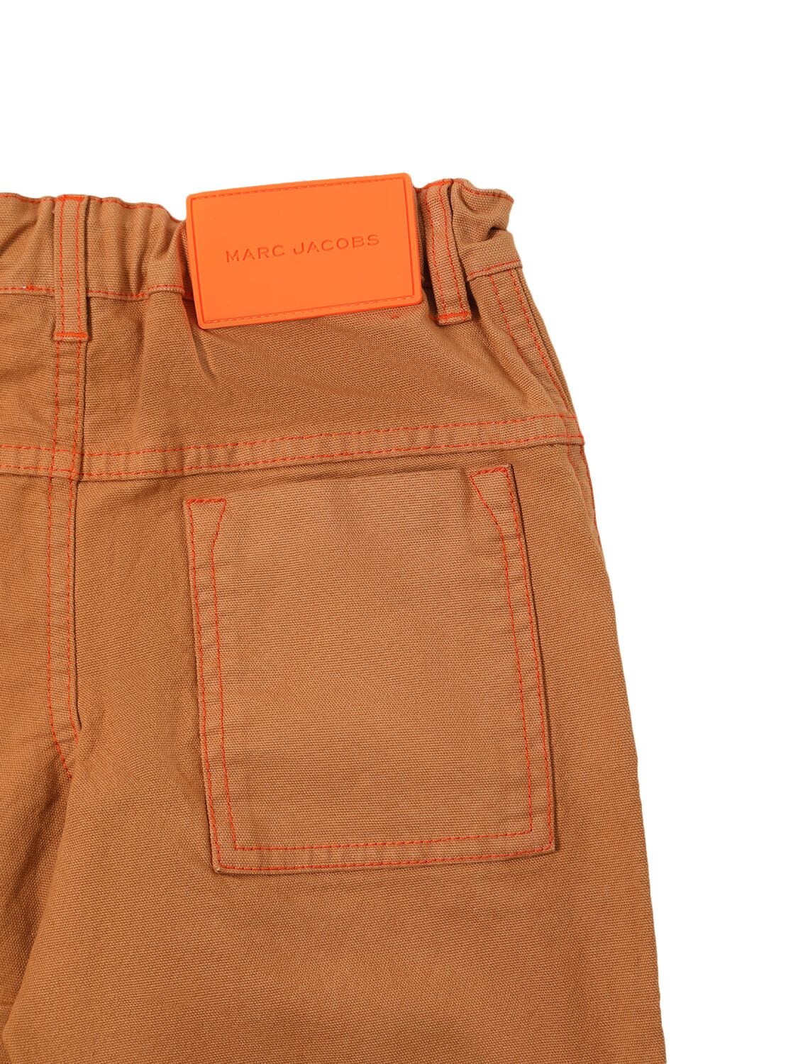 Shop Marc Jacobs Cotton Canvas Cargo Pants In Red