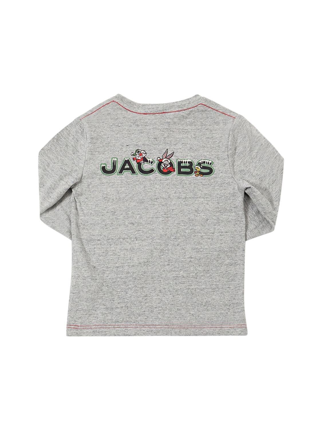 Shop Marc Jacobs Looney Tunes Cotton T-shirt In Grey