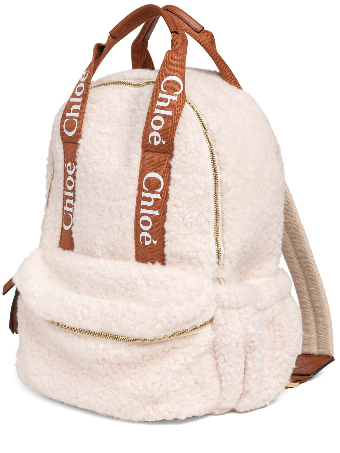 Shop Chloé Kid's Rucksack Canvas Backpack