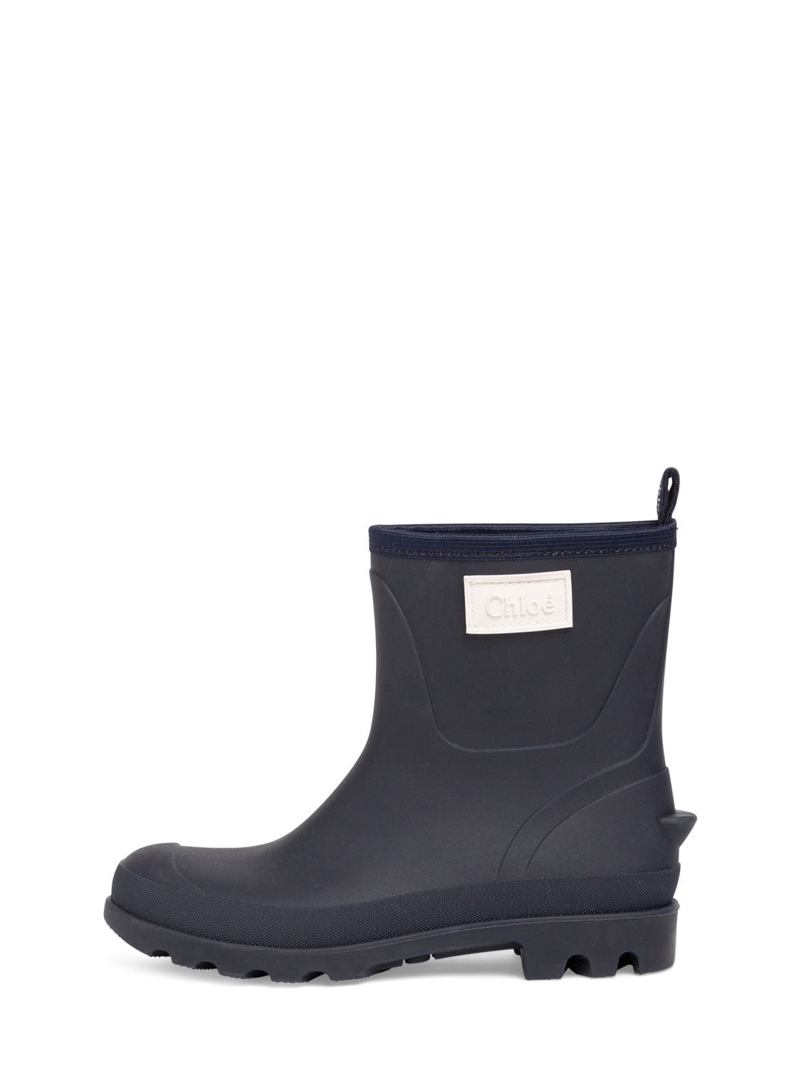 Chloé Kids' Rubber Boots In Black
