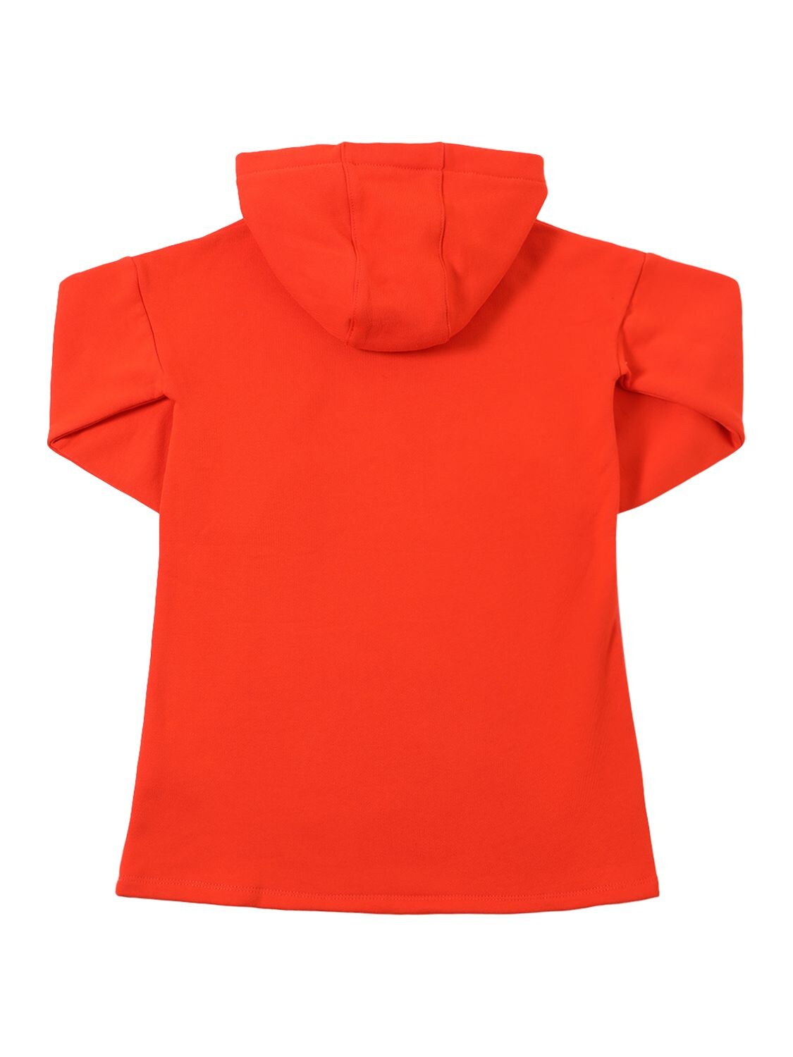 Shop Kenzo Printed Cotton Sweat Dress In Orange