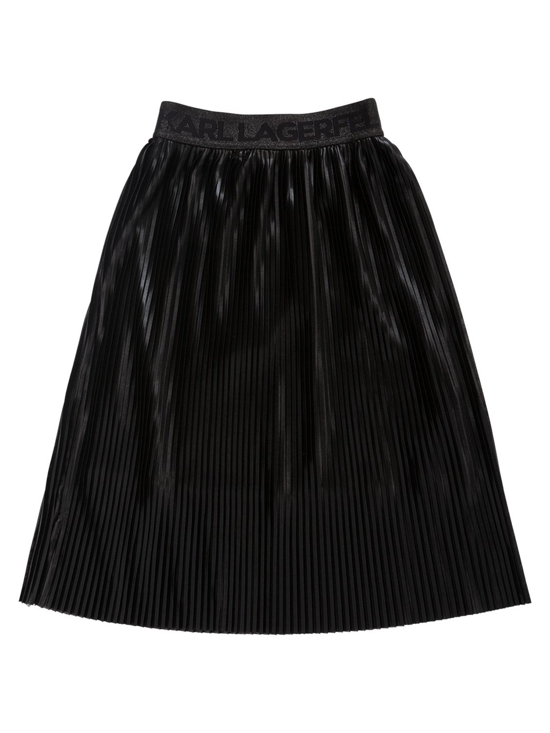 Pleated Midi Skirt W/logo – KIDS-GIRLS > CLOTHING > SKIRTS