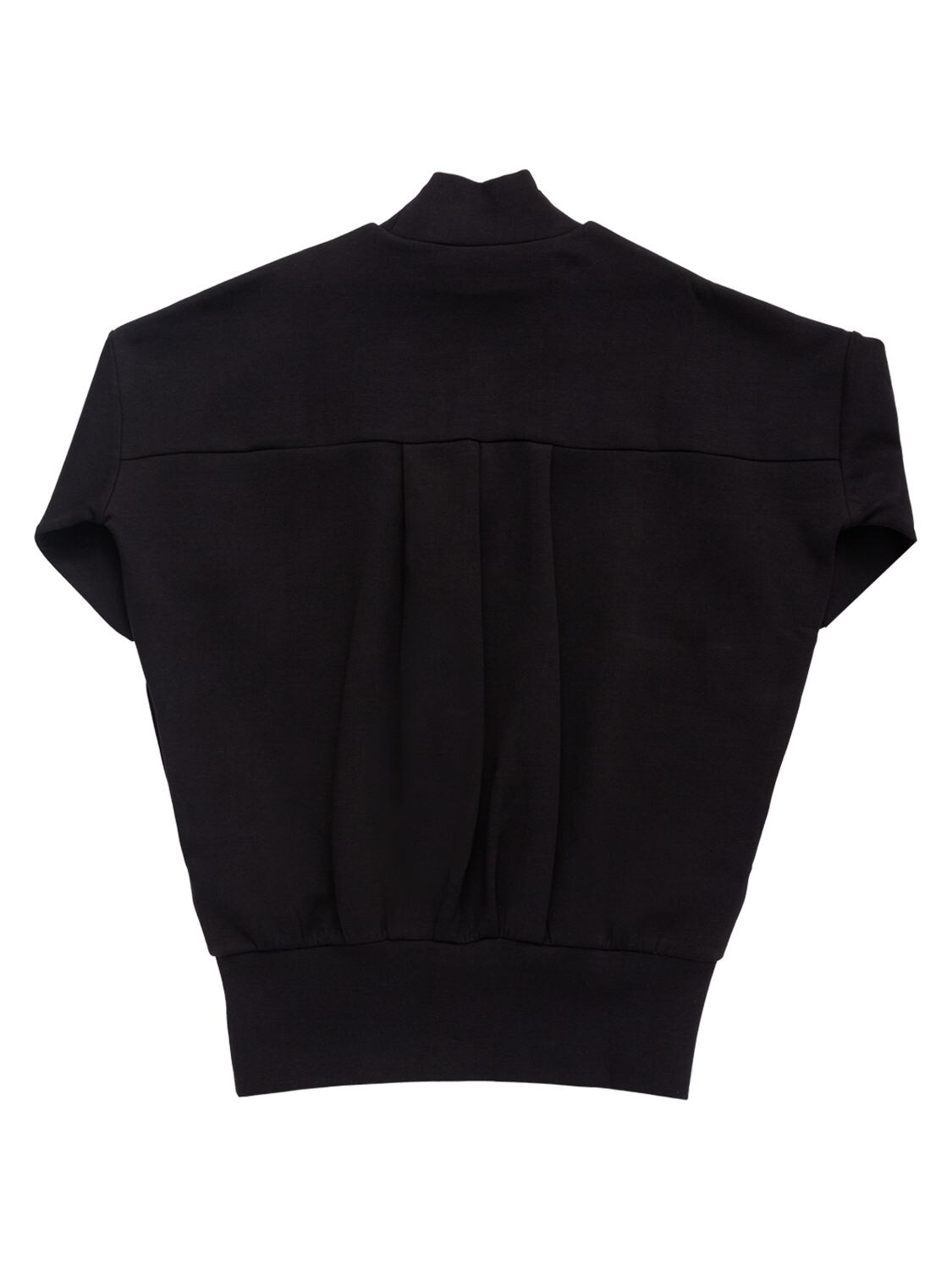 Shop Karl Lagerfeld Cotton Blend Knit Dress In Black