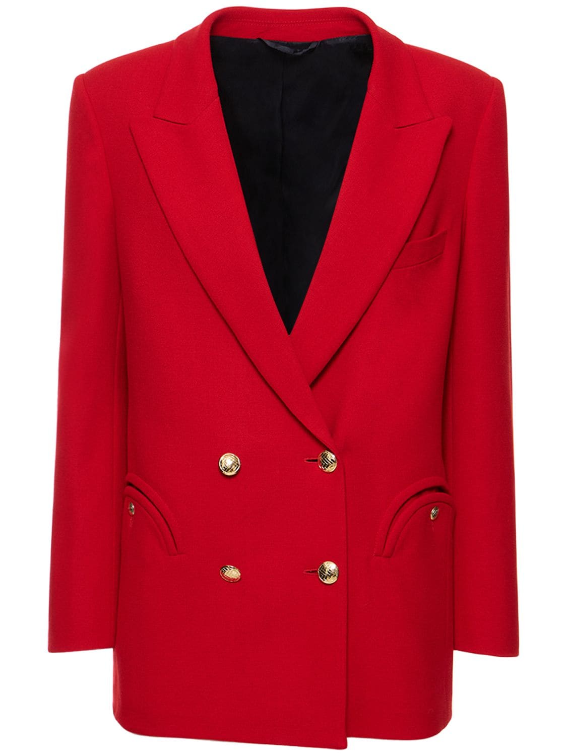 Blazé Milano Lvr Exclusive Cool & Easy Wool Blazer In Red