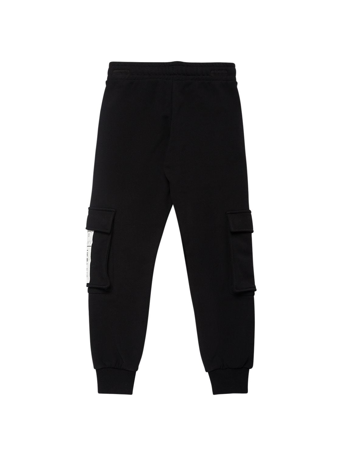 Shop Moschino Cotton Hoodie & Sweatpants W/logo In Black