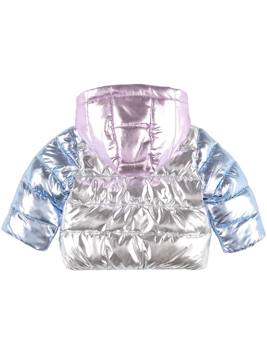 Shop Stella Mccartney Recycled Nylon Puffer Jacket In Multicolor