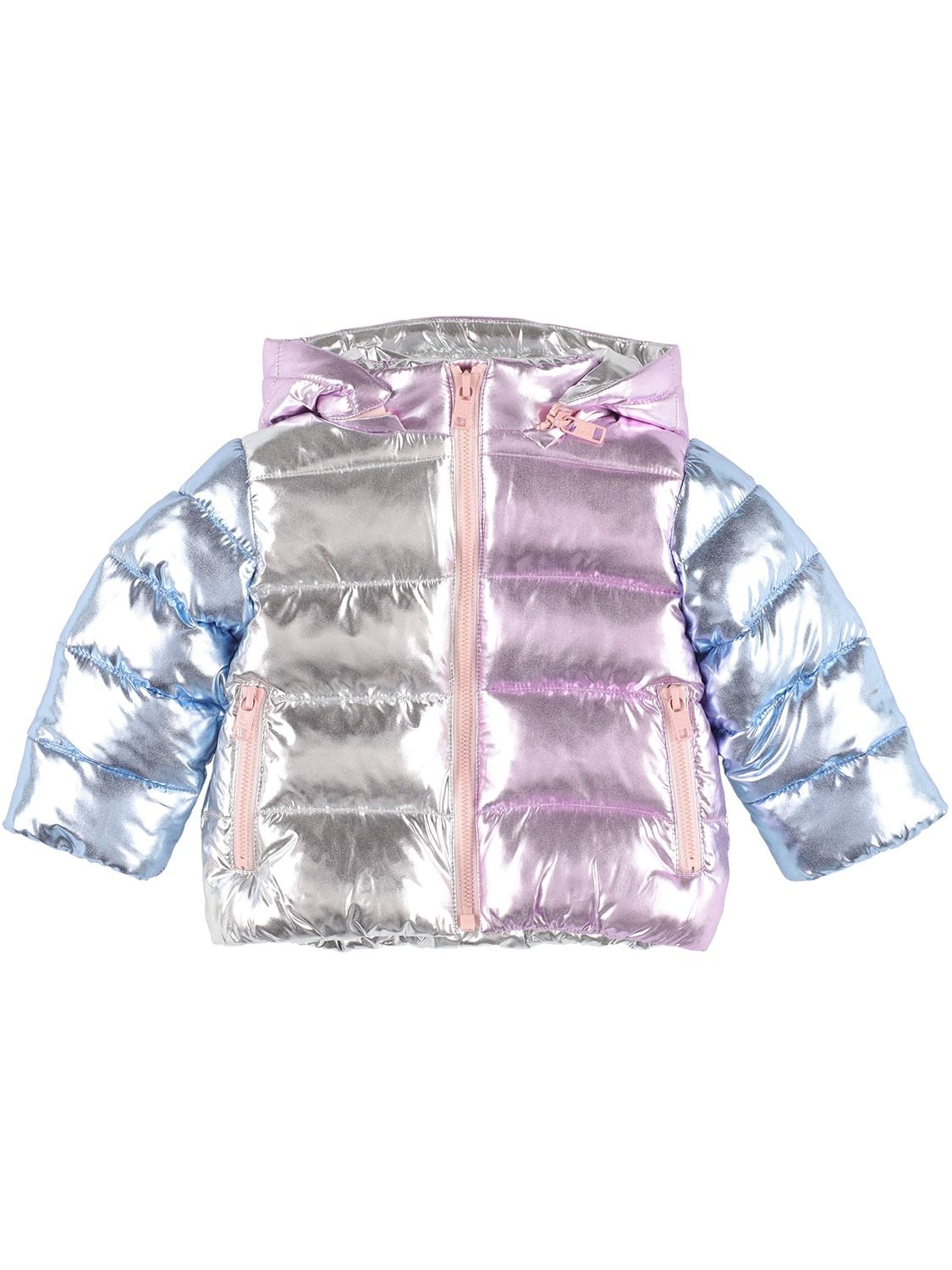 Stella Mccartney Kids' Recycled Nylon Puffer Jacket In Multicolor