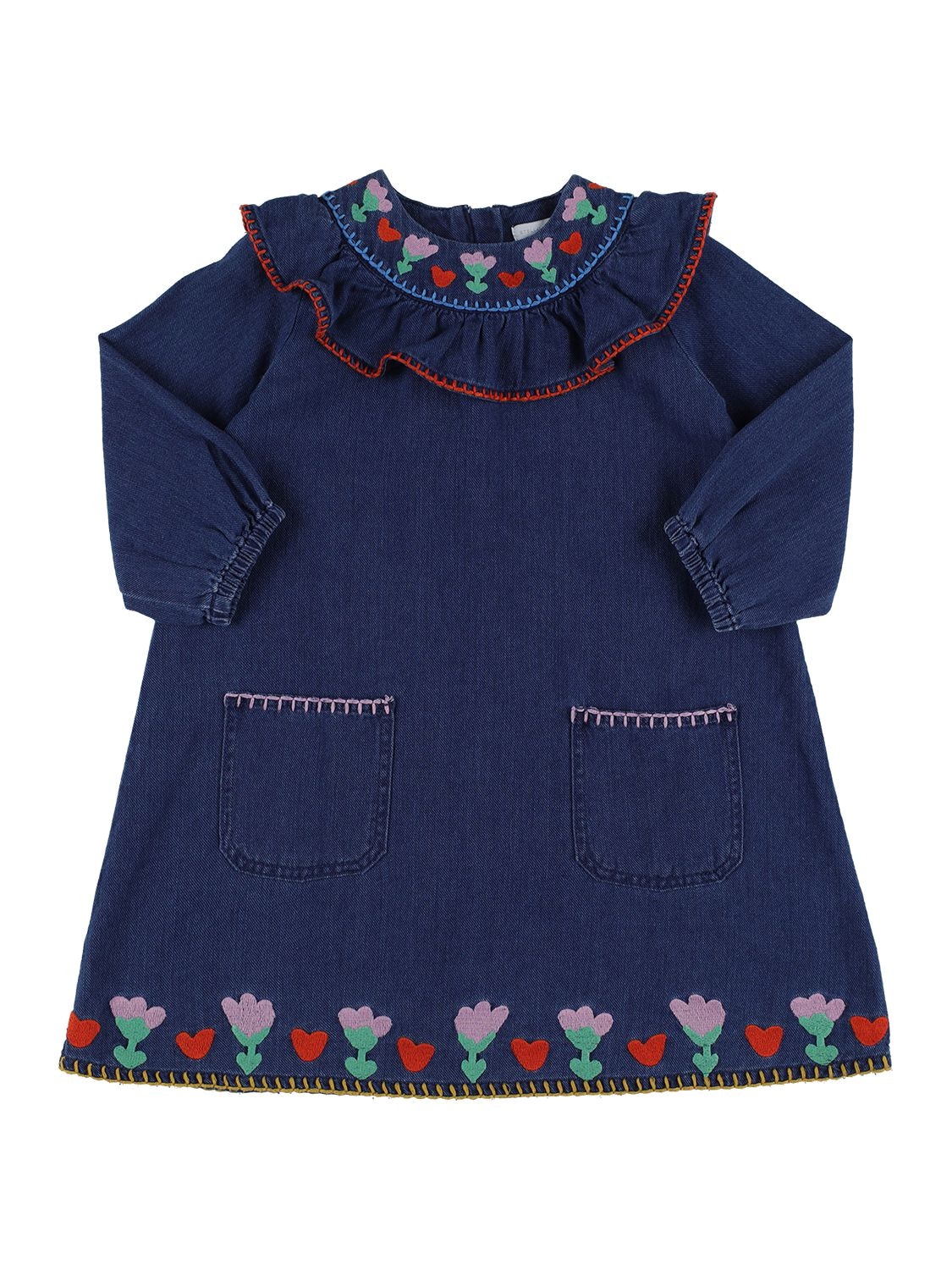 Stella Mccartney Kids' Organic Cotton Denim Dress