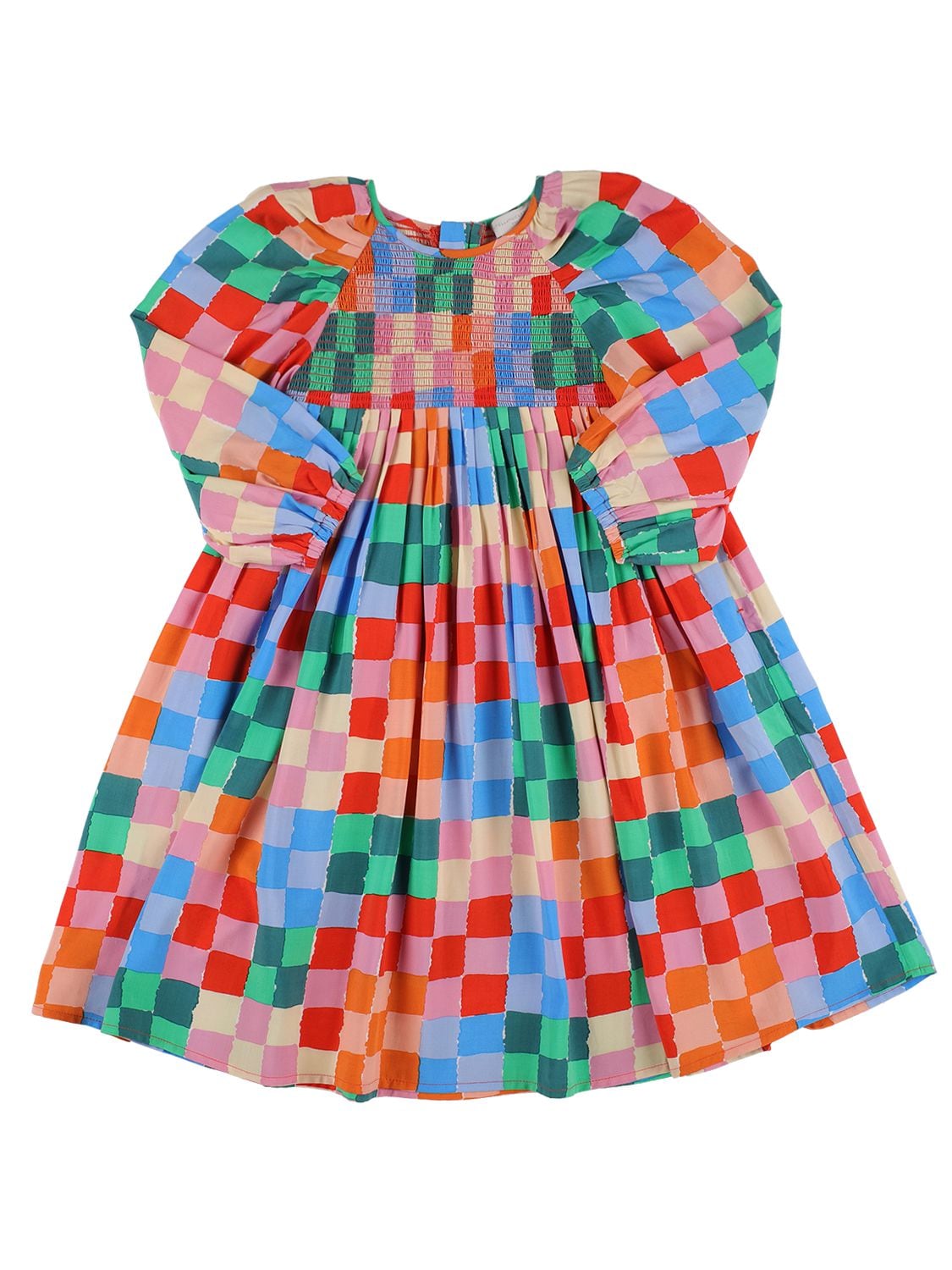 Stella Mccartney Kids' Printed Viscose Dress In Multicolor