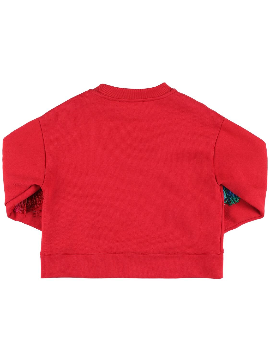 Shop Stella Mccartney Organic Cotton Sweatshirt In Red