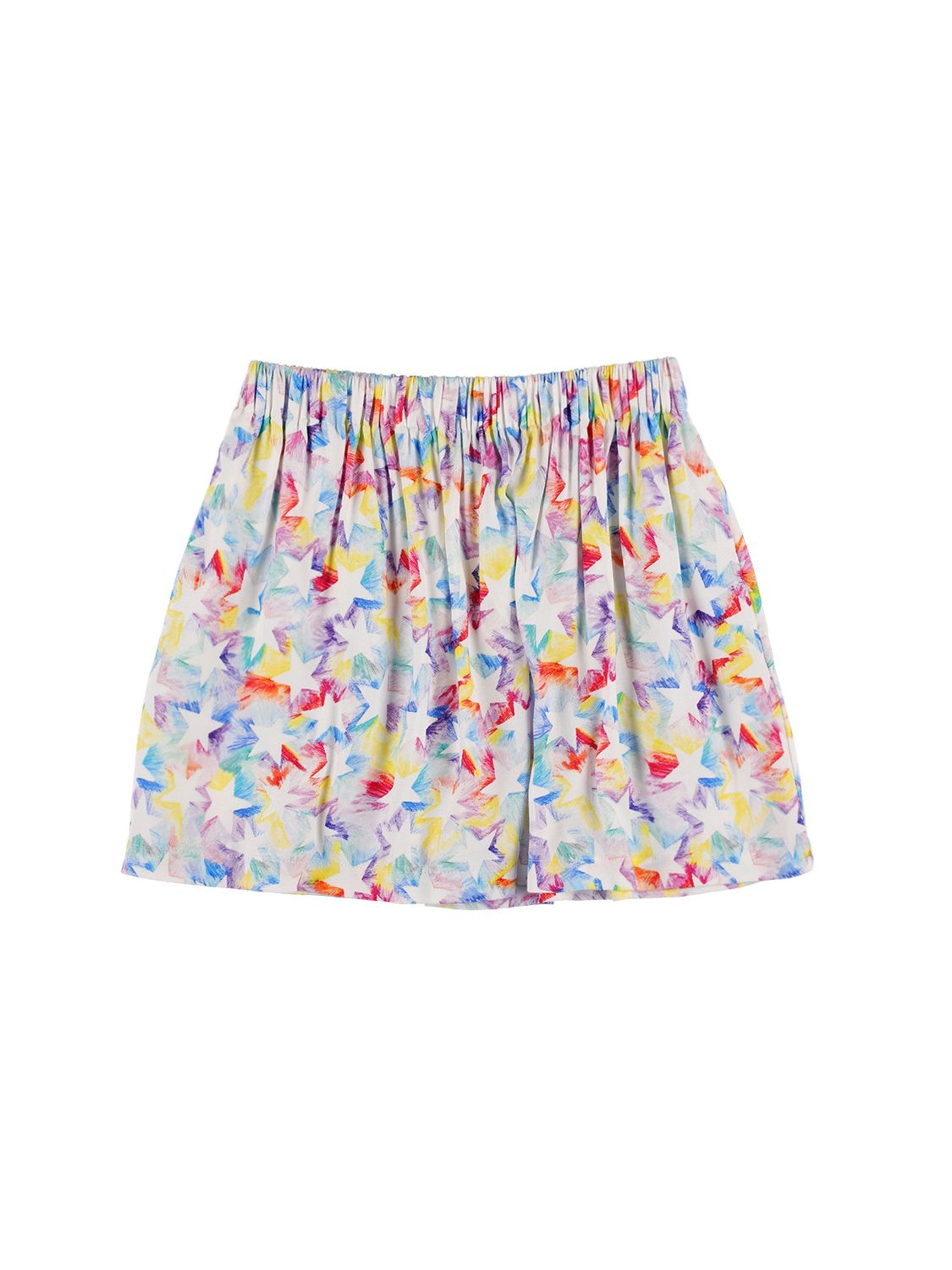 Stella Mccartney Kids' Printed Viscose Skirt In Multicolor