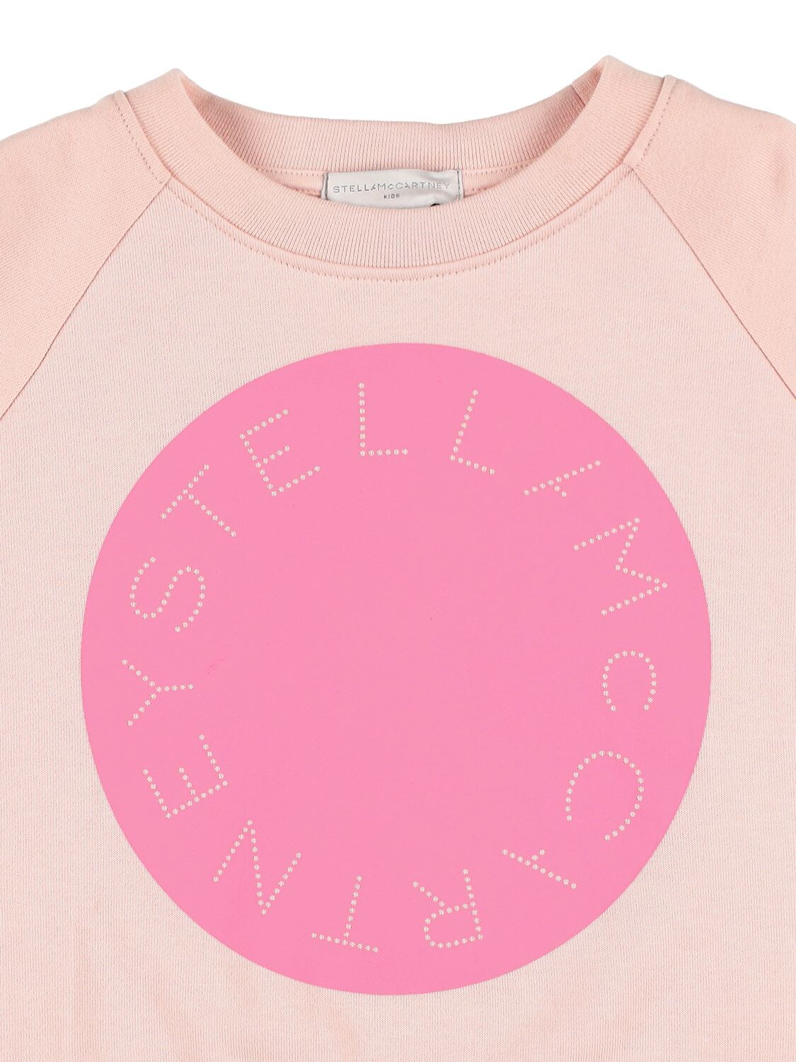 Shop Stella Mccartney Organic Cotton Sweatshirt & Sweatpants In Pink