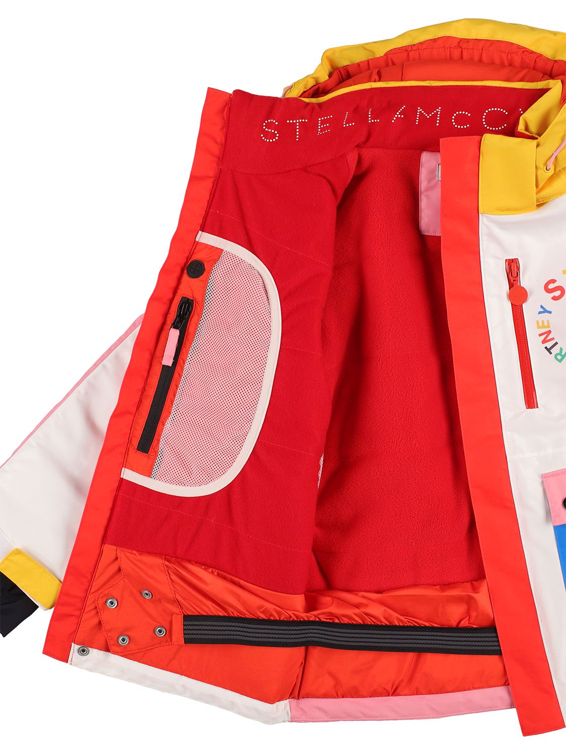 Shop Stella Mccartney Recycled Tech Ski Puffer Jacket In White