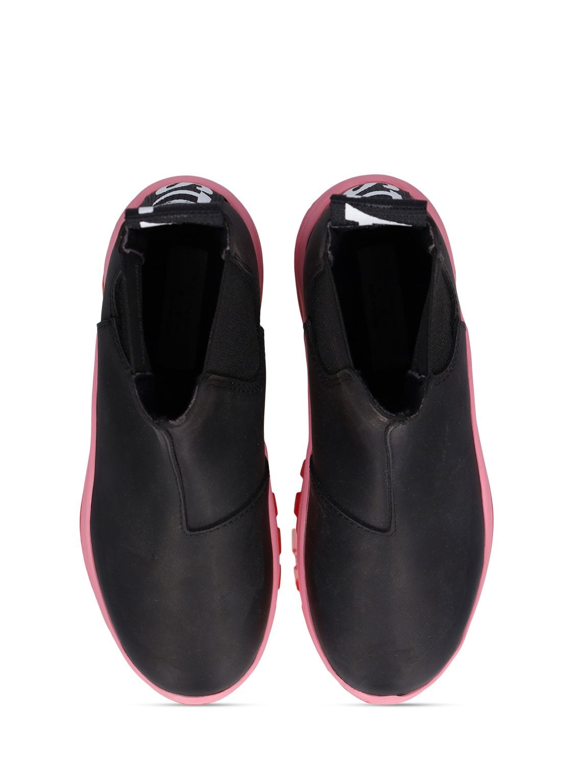Shop Stella Mccartney Rubber Rain Boots In Black