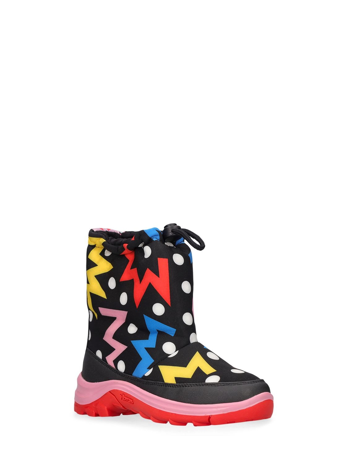 Shop Stella Mccartney Nylon Snow Boots In Multicolor