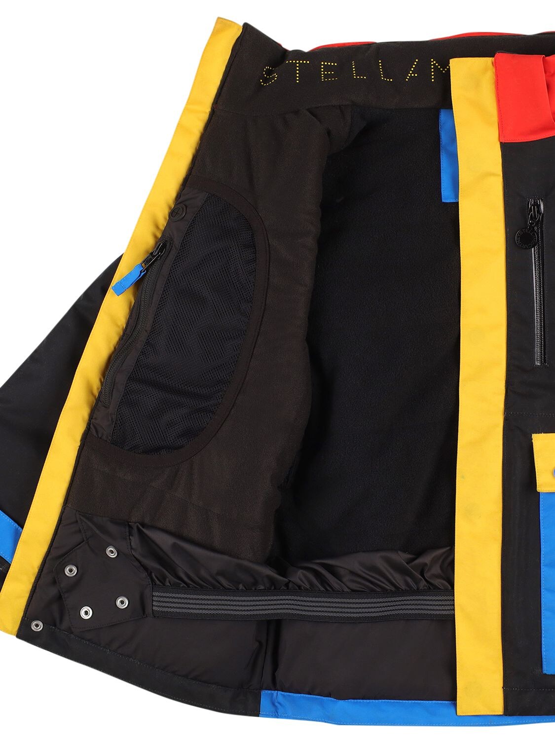 Shop Stella Mccartney Recycled Nylon Puffer Ski Jacket In Multicolor