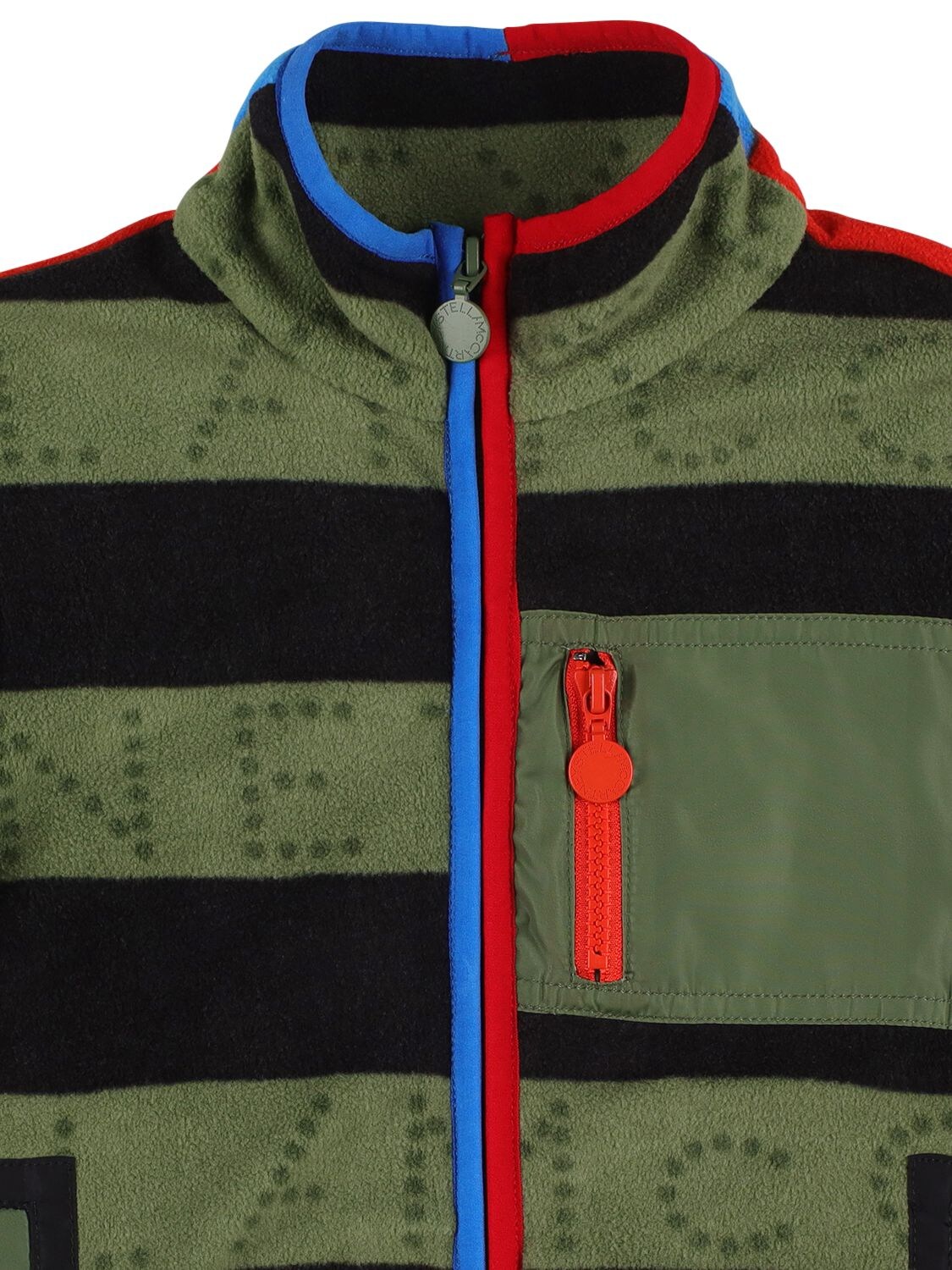 Shop Stella Mccartney Recycled Tech Fleece Sweatshirt In Multicolor