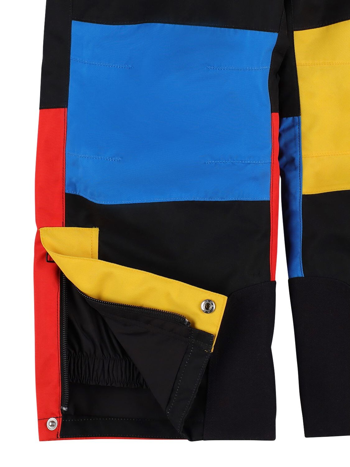 Shop Stella Mccartney Recycled Nylon Puffer Ski Pants In Multicolor