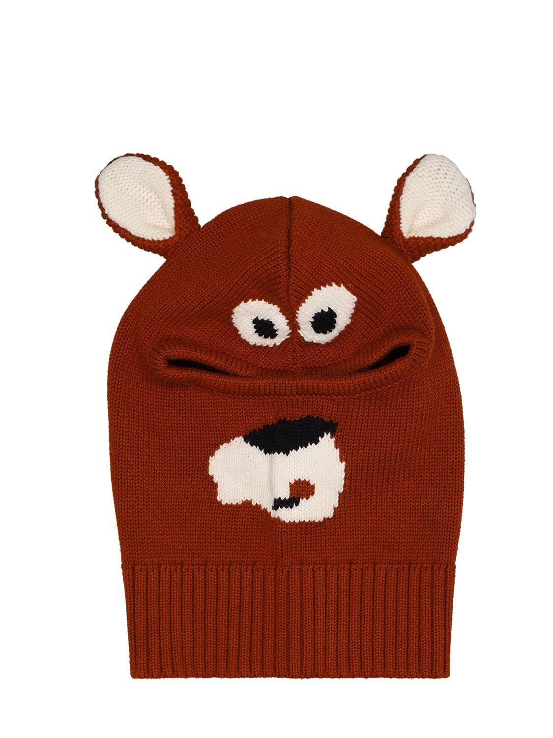 Image of Bear Knit Organic Cotton Hat W/ Ears