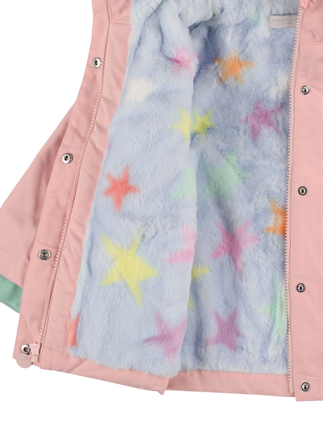 Shop Stella Mccartney Recycled Nylon Jacket In Pink