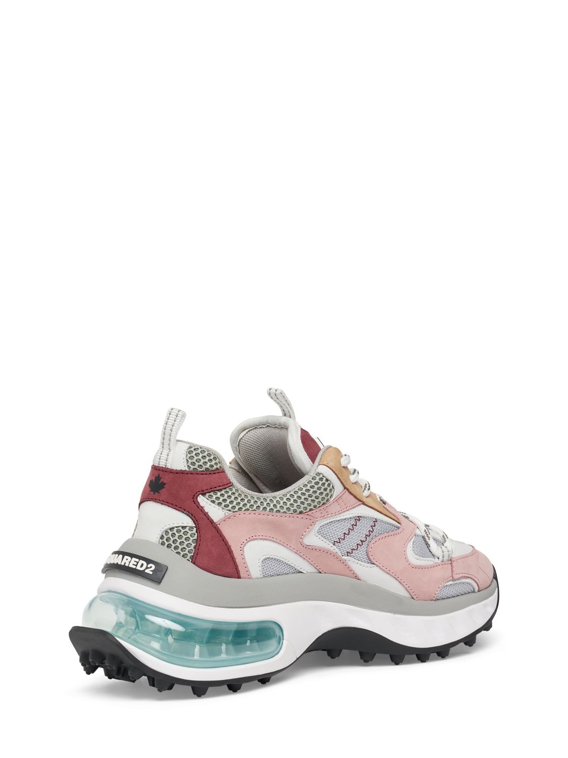 Shop Dsquared2 Bubble Leather Sneakers In Multicolor