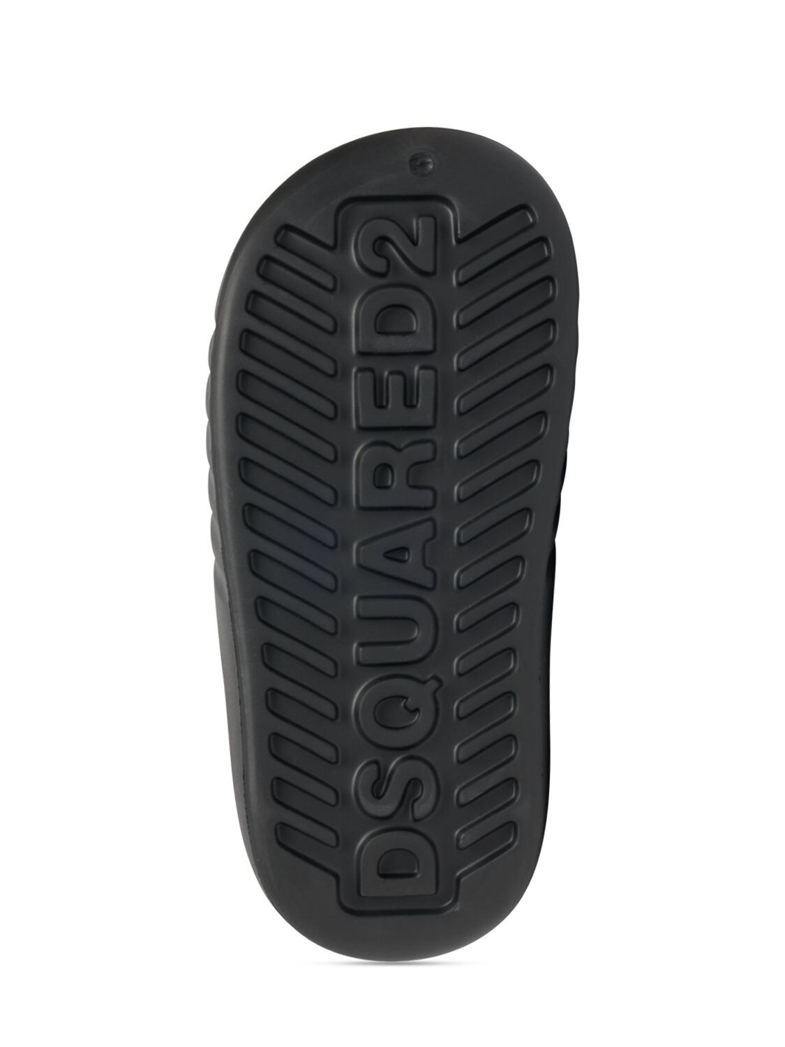 Shop Dsquared2 Dsquared Leaf Slides In Black
