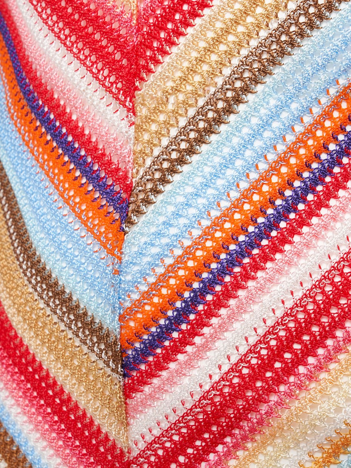 Shop Missoni Striped Knit Halter Top In Multicolor