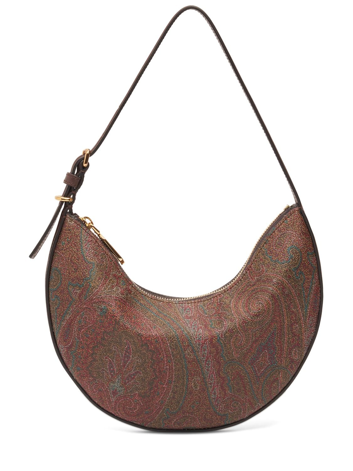 Etro Small Essential Hobo Shoulder Bag In Rosso