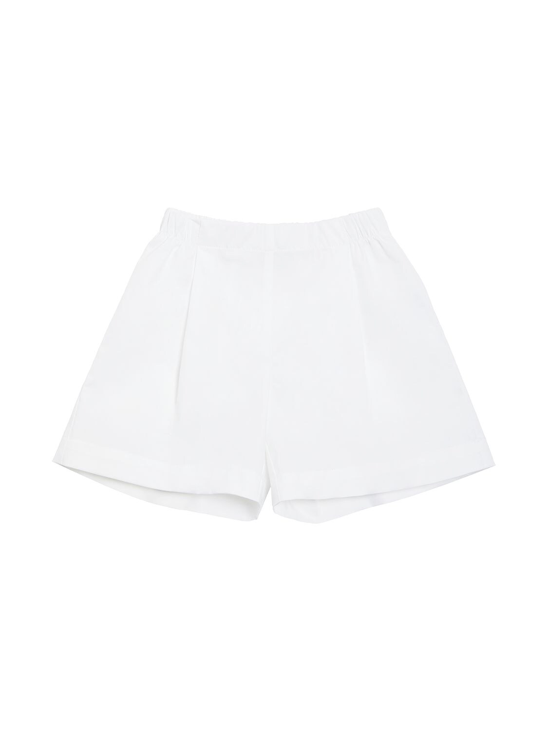 Shop Il Gufo Seersucker Shirt & Cotton Poplin Shorts In White,blue