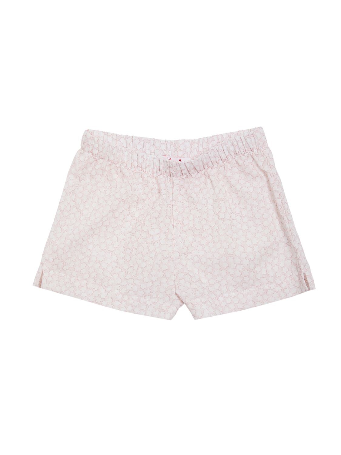 Shop Il Gufo Cotton Jersey T-shirt & Poplin Shorts In Pink,white