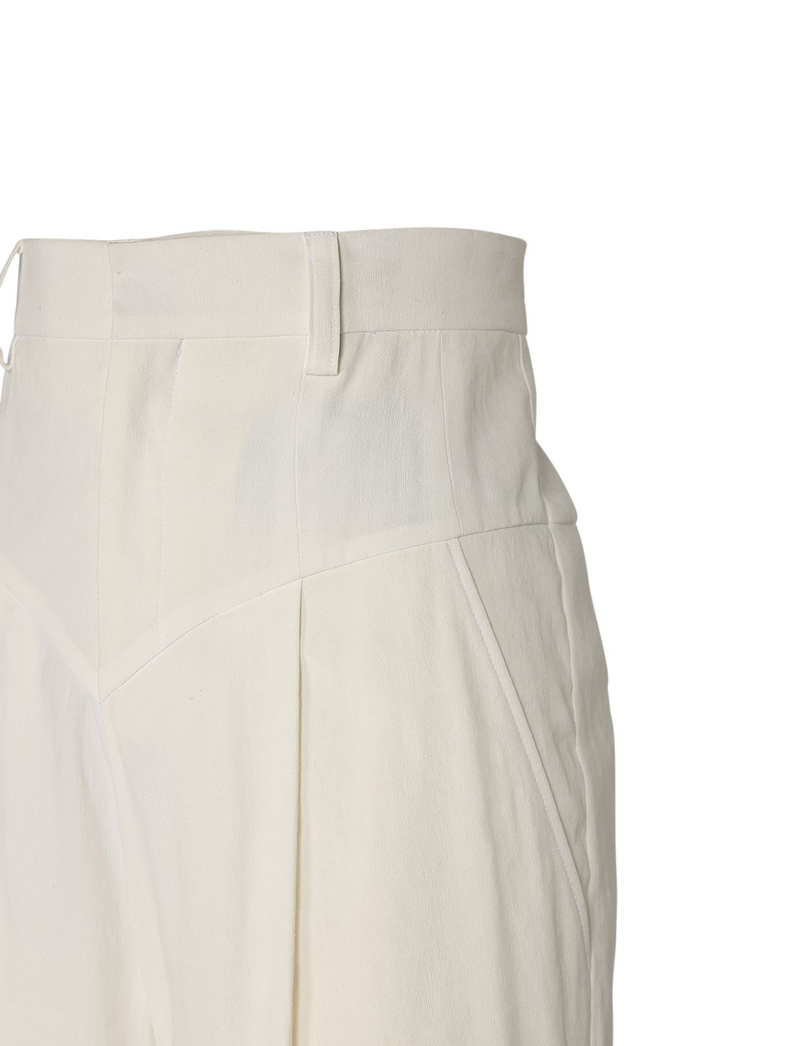 Shop Isabel Marant Staya Hemp Blend Pants In White