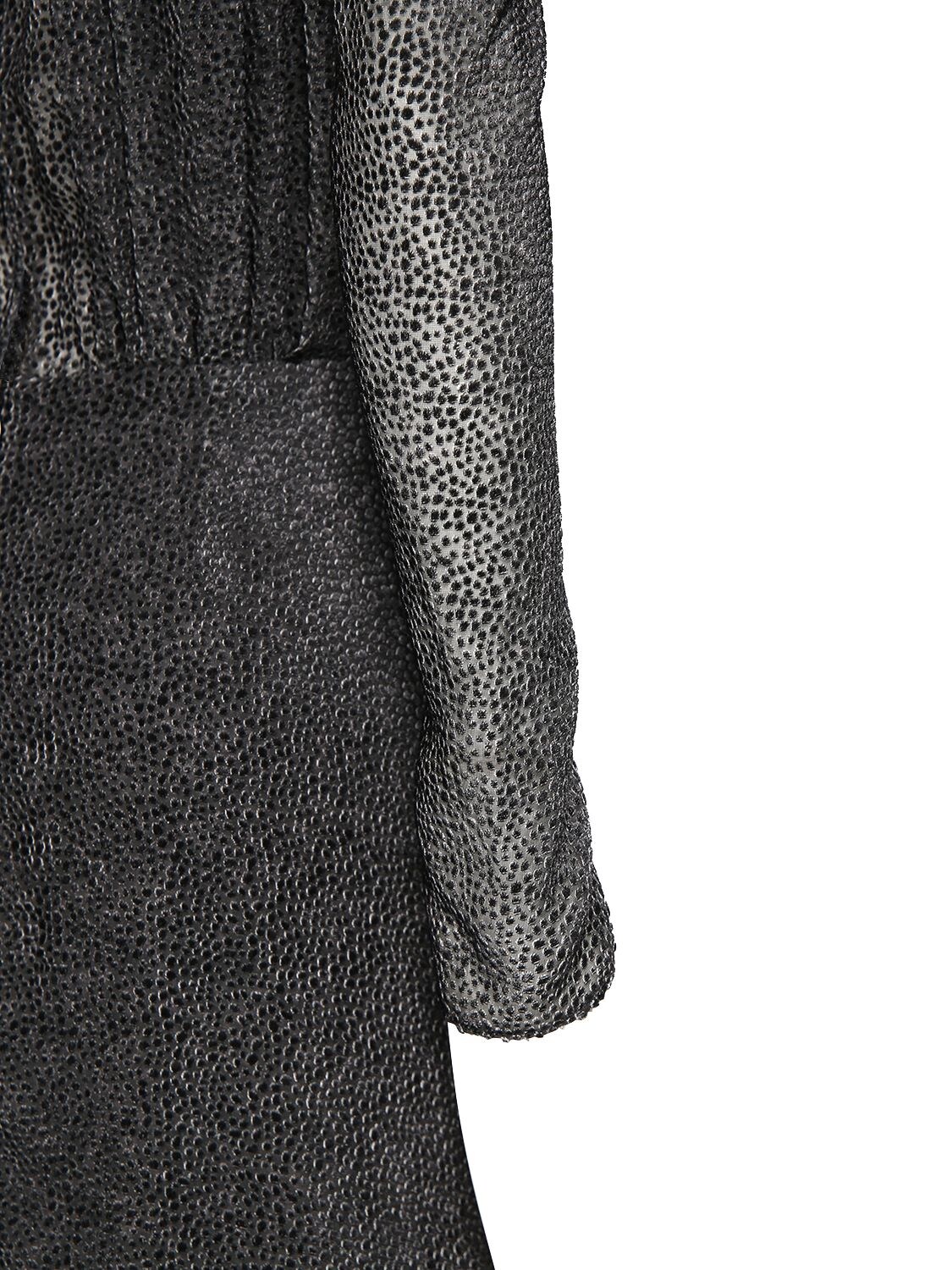 Shop Isabel Marant Maray Printed Silk Midi Dress In Black