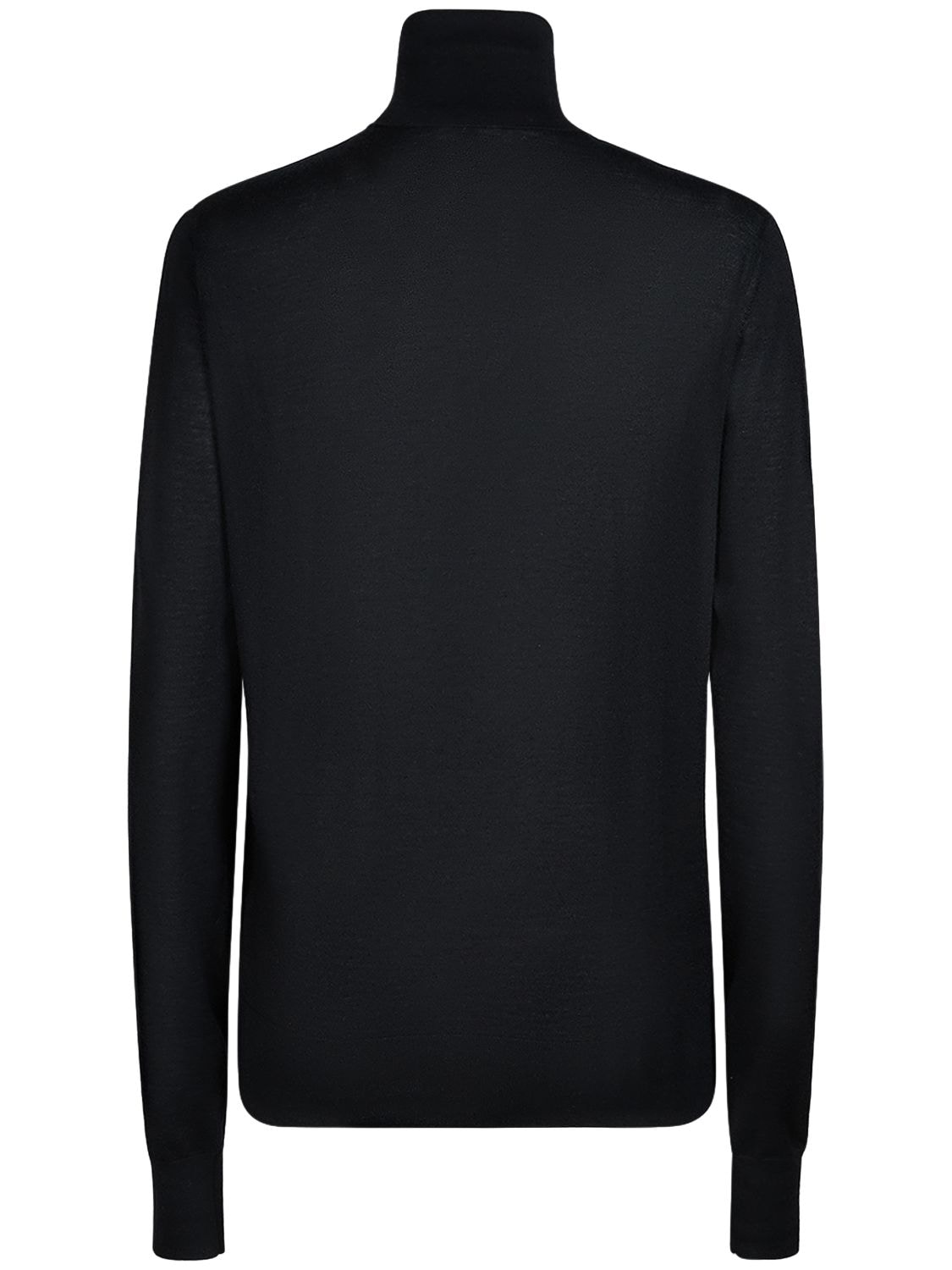 Shop The Row Eva Cashmere Knit Turtleneck Top In Black