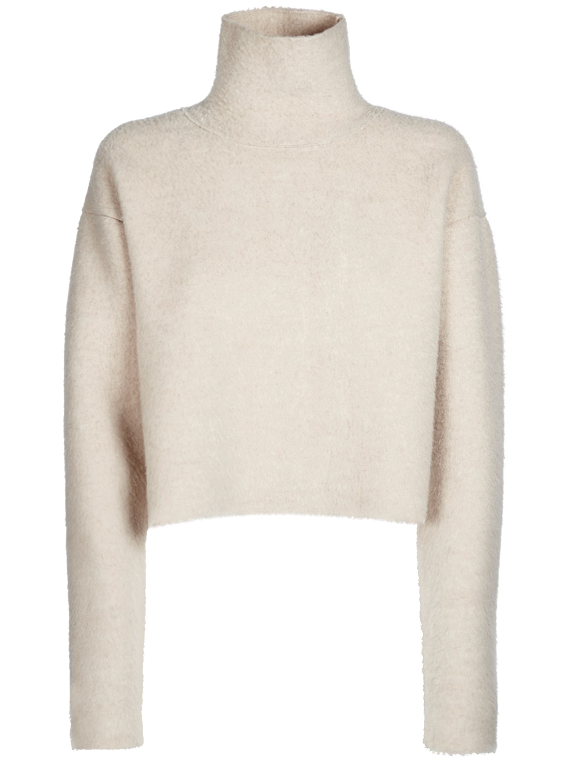 The Row Erise Brushed Wool Knit Sweater In Ivory