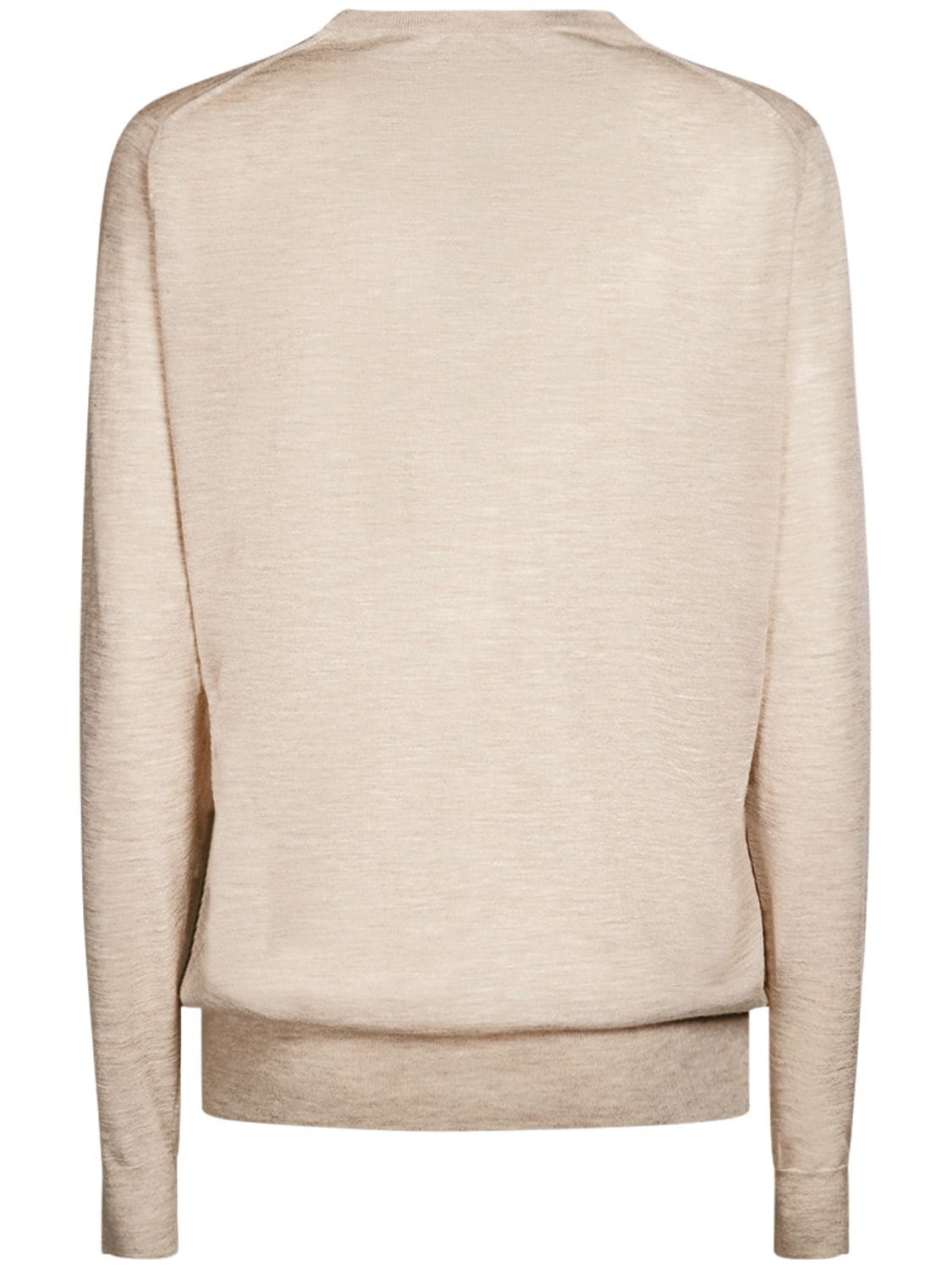 Shop The Row Exeter Cashmere Knit Crewneck Sweater In Sand