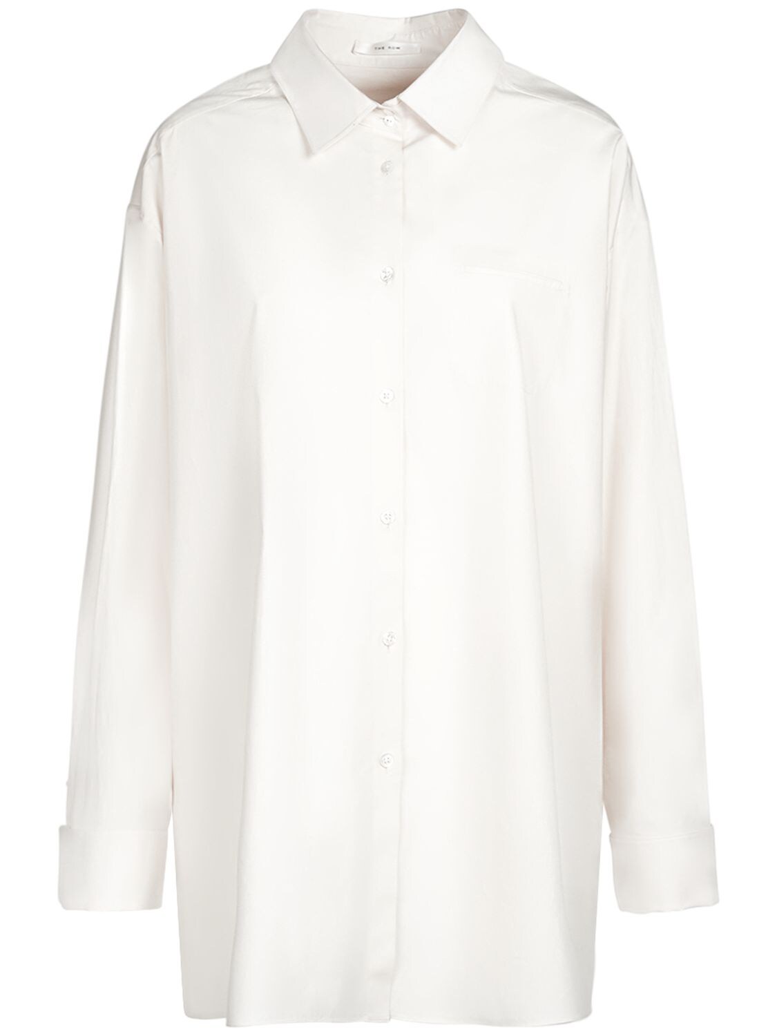 Image of Moon Cotton Poplin Oversize Shirt